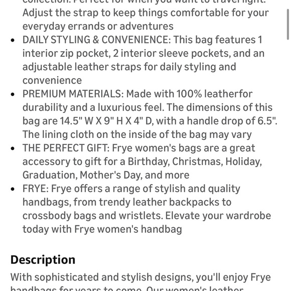 Frye Women's Melissa Zip Satchel Leather Handbag - Picture 7 of 14